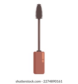 Eye brush icon cartoon vector. Makeup tattoo. Face beauty