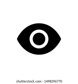 eye button on icon toll 