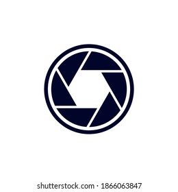 Eye Camera icon logo vector template, Creative Movie logo concept, Icon symbol, Illustration