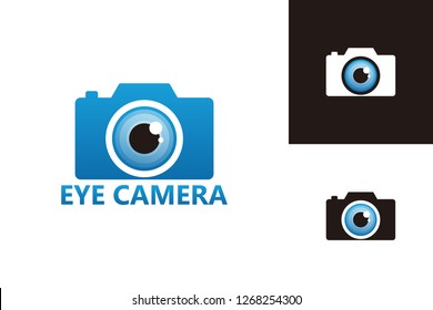 Eye Camera Logo Template Design Vector, Emblem, Design Concept, Creative Symbol, Icon