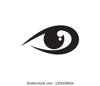 Eye care black logo