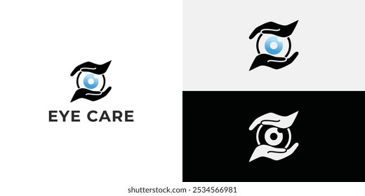 Eye Care, eye clinic Logo Design Template.