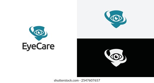 Eye Care, eye clinic Logo Design Template.