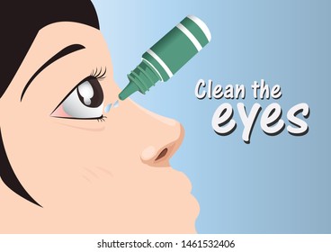 Eye care with eye drops