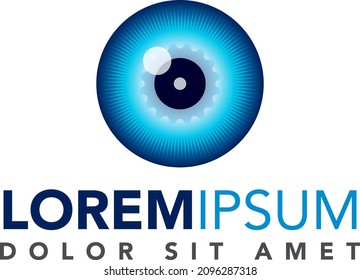 Plantilla de logotipo genérico para cuidado de ojos
