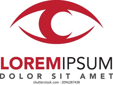 Eye care generic logo template