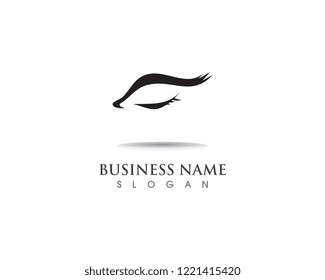 eye care health logo and symbol vector