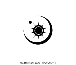 Eye care health logo template