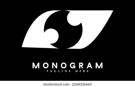 Eye care icon brand abstract monogram vector logo template