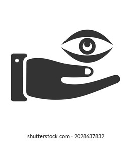 eye care icon design vector