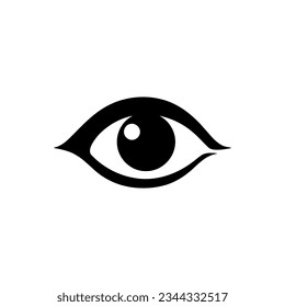 Eye care icon on white background