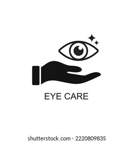 eye care icon , ophthalmology icon vector