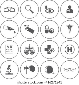 Eye care Icon Set