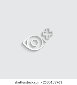 eye care icon vector eye clinik sign 