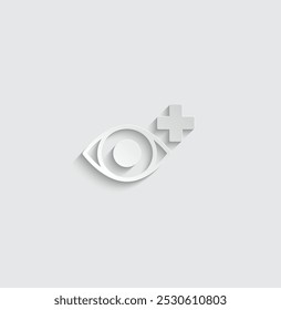 eye care icon vector eye clinik sign 