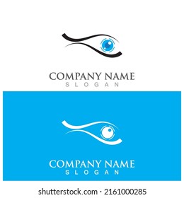 eye care icon vector illustration template design