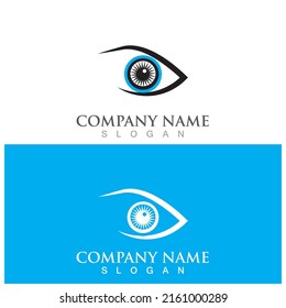 eye care icon vector illustration template design