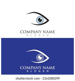 eye care icon vector illustration template design