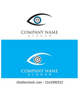 eye care icon vector illustration template design