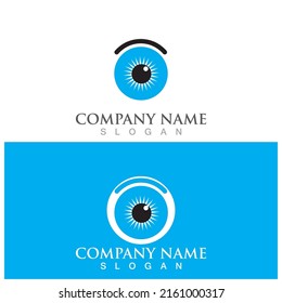 eye care icon vector illustration template design