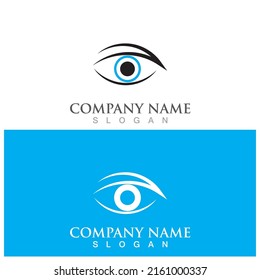 eye care icon vector illustration template design