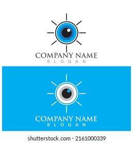 eye care icon vector illustration template design