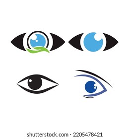 eye care icon vector illustration template design