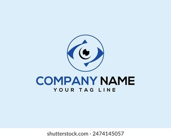 Eye care logo design, Healthy Vision Logo Template Design
