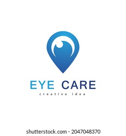 eye care logo design Icon Template