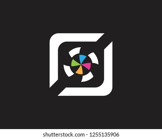 Eye care logo design template