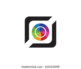 Eye care logo design template