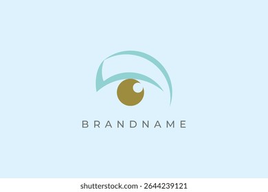 Plantilla de diseño de logotipo de cuidado de ojos. Inspiración del logotipo de la clínica del cuidado del ojo. Vector del logotipo del cuidado de la visión. Icono del ojo.
