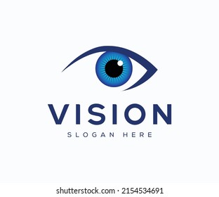 Eye care Logo Design Vector. Creative Eye Logo Design Vector Template.