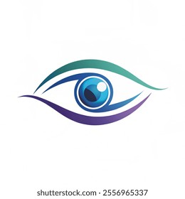 Eye care Logo Design Vector. Creative Eye Logo Design Vector Template. vector and white background.