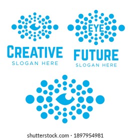 Eye Care logo designs vector. Vision logo vector