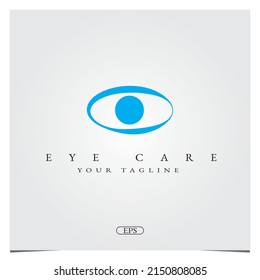Eye care logo premium elegant template vector eps 10