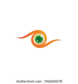 Eye care logo and symbol vector