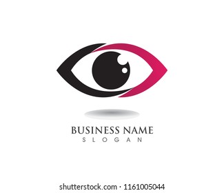 Eye care logo and symbols