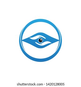 Eye care logo and symbols  icons