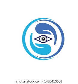 Eye care logo and symbols  icons