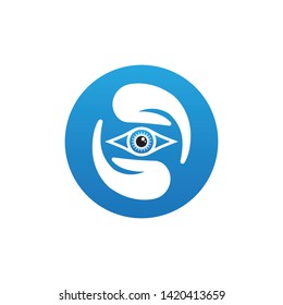 Eye care logo and symbols  icons