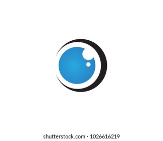 Eye care logo and symbols template vector icons app
