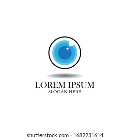 Eye care logo and symbols template vector icons app