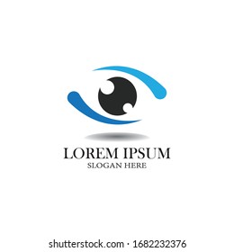 Eye care logo and symbols template vector icons app