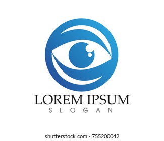 Eye Care Logo Icon Symbol Design Stock Vector (royalty Free) 764829319 