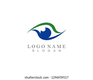 Eye care logo Template