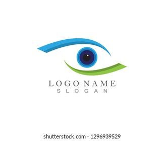 Eye care logo Template