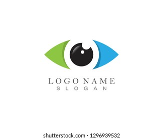 Eye care logo Template