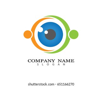 Eye care Logo Template