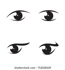 eye care logo template
